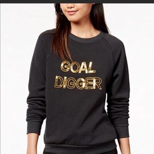 Bow & Drape Sequin Sweatshirt **NWT**